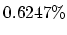 $0.6247\%$