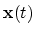 ${\bf x}(t)$
