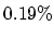 $0.19\%$