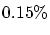 $0.15\%$