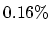 $0.16\%$