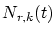 $N_{r,k}(t)$